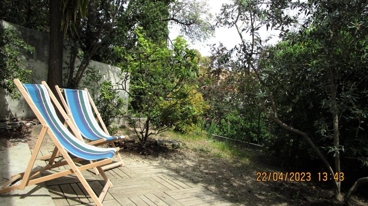Nice - Studio Independant En Villa - Mer Ville Calme Jardinet エクステリア 写真